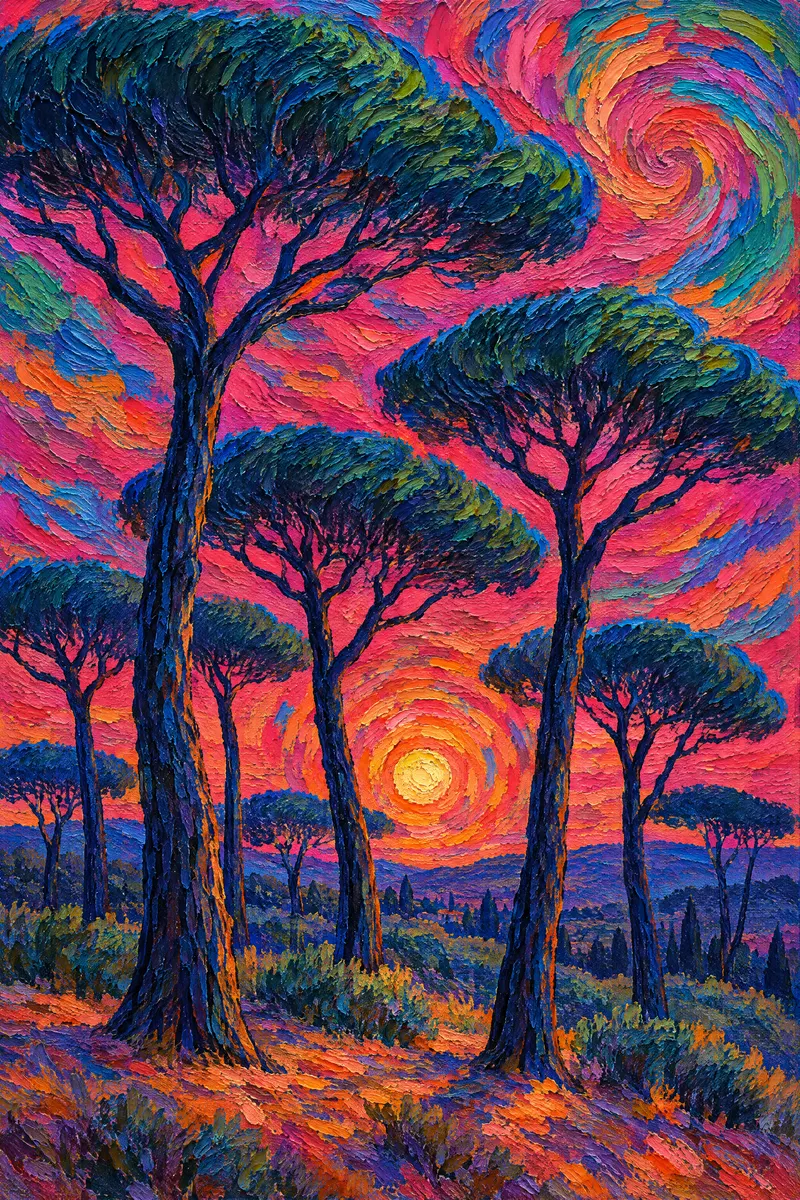 The Umbrella Pines, Painted Agency