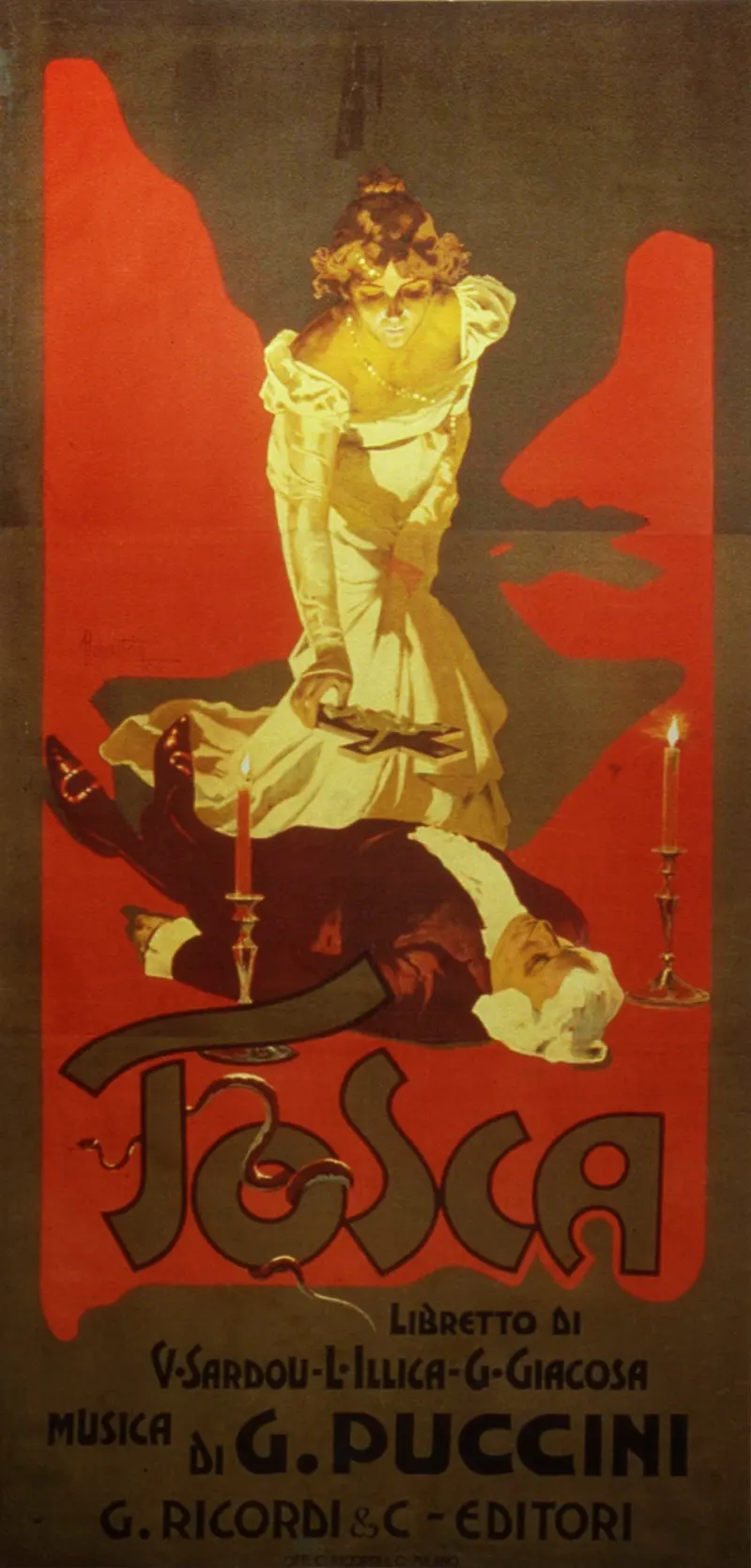 Tosca — Adolfo Hohenstein, 1899, Adolfo Hohenstein