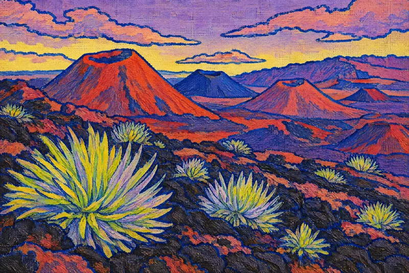 The Crater at Haleakalā, Painted Agency