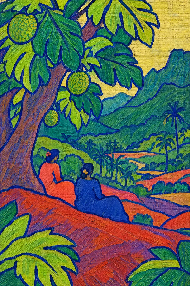 Under the Breadfruit Tree, Painted Agency