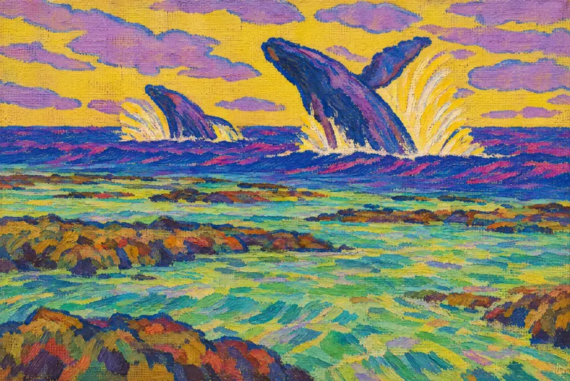 Whales beyond the Reef, Painted Agency