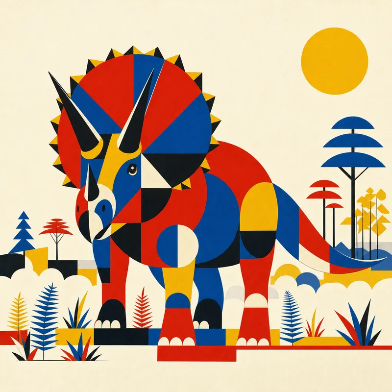 Triceratops horridus, Bauhaus, Thunder Lizards