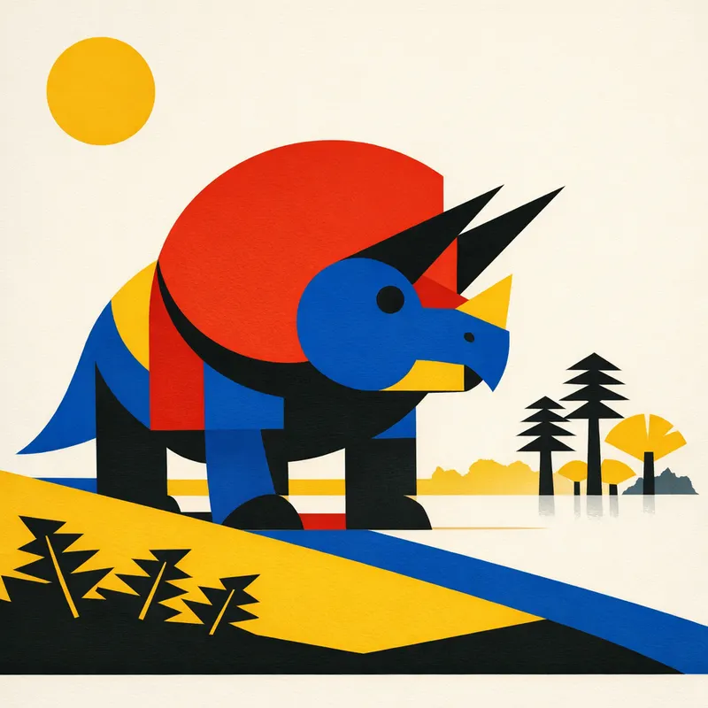 Triceratops horridus, Bauhaus, Thunder Lizards