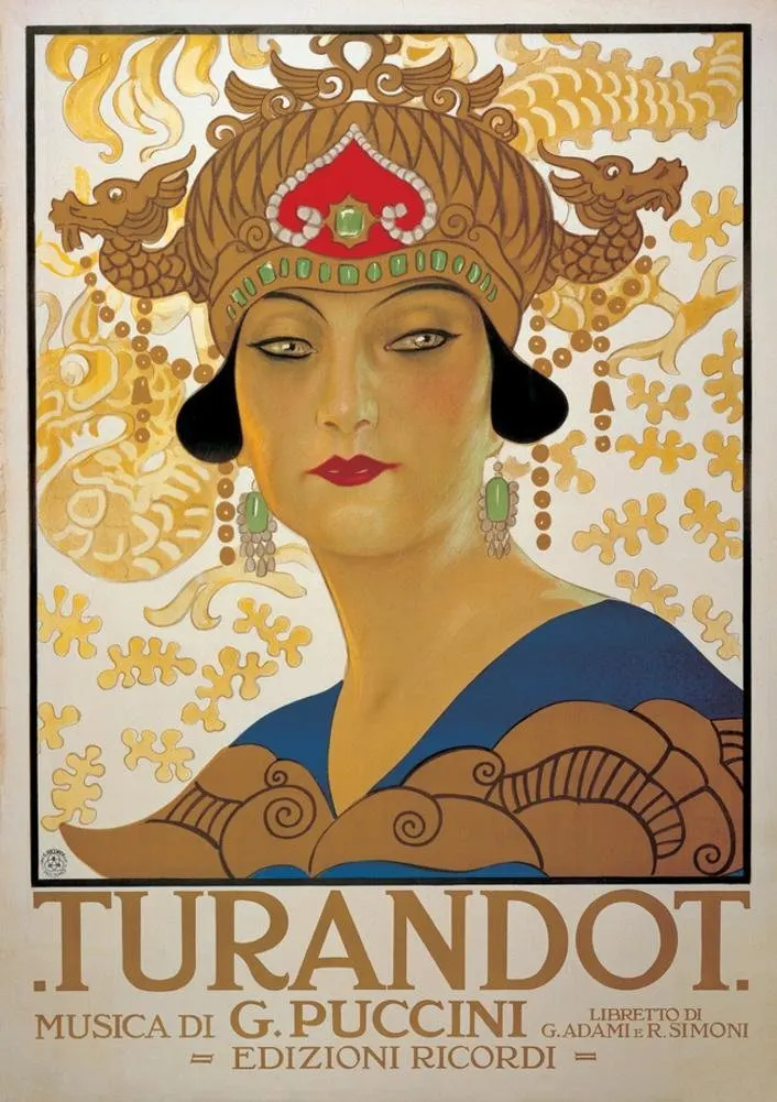 Turandot — Leopoldo Metlicovitz, 1926, Leopoldo Metlicovitz