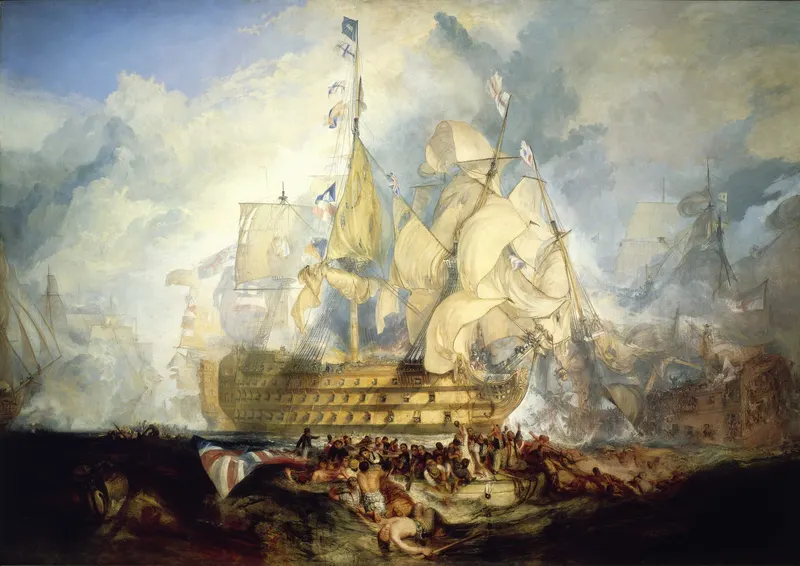 The Battle of Trafalgar, 21 October 1805, J.M.W. Turner