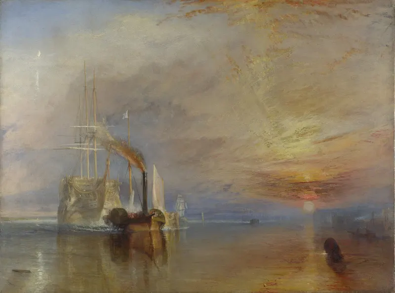 The Fighting Temeraire Tugged to Her Last Berth to Be Broken Up, J.M.W. Turner