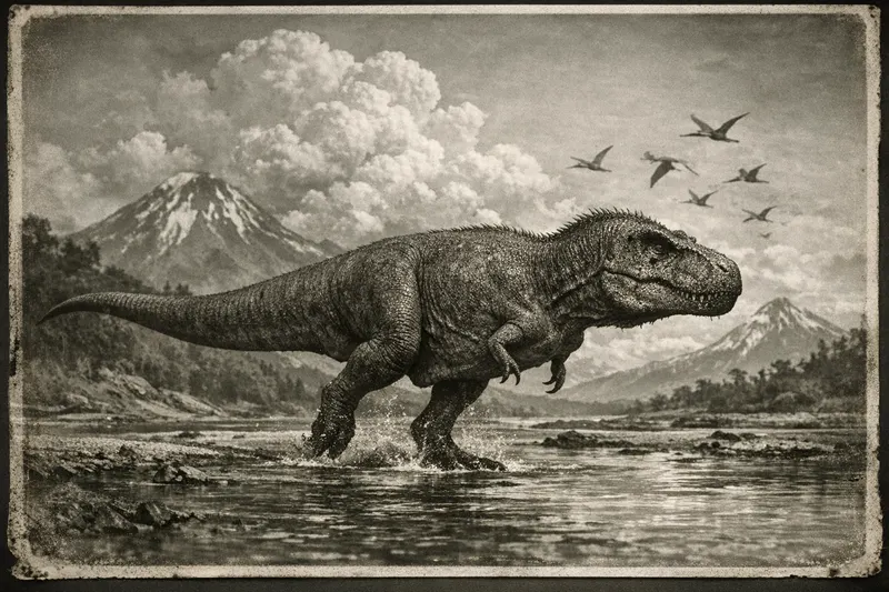 Tyrannosaurus rex, Archive Plate, Thunder Lizards