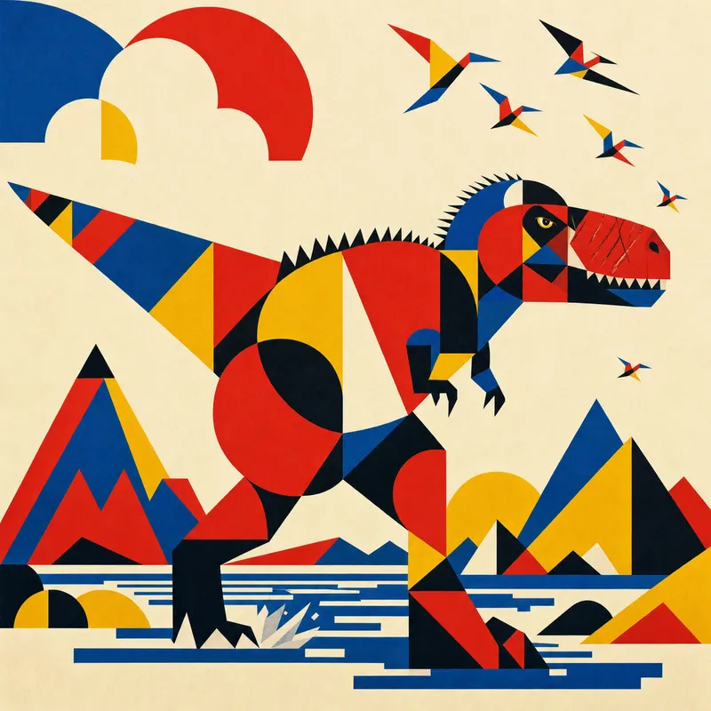 Tyrannosaurus rex, Bauhaus, Thunder Lizards
