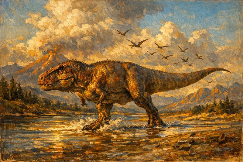 Tyrannosaurus rex, Museum Paleoart, Thunder Lizards