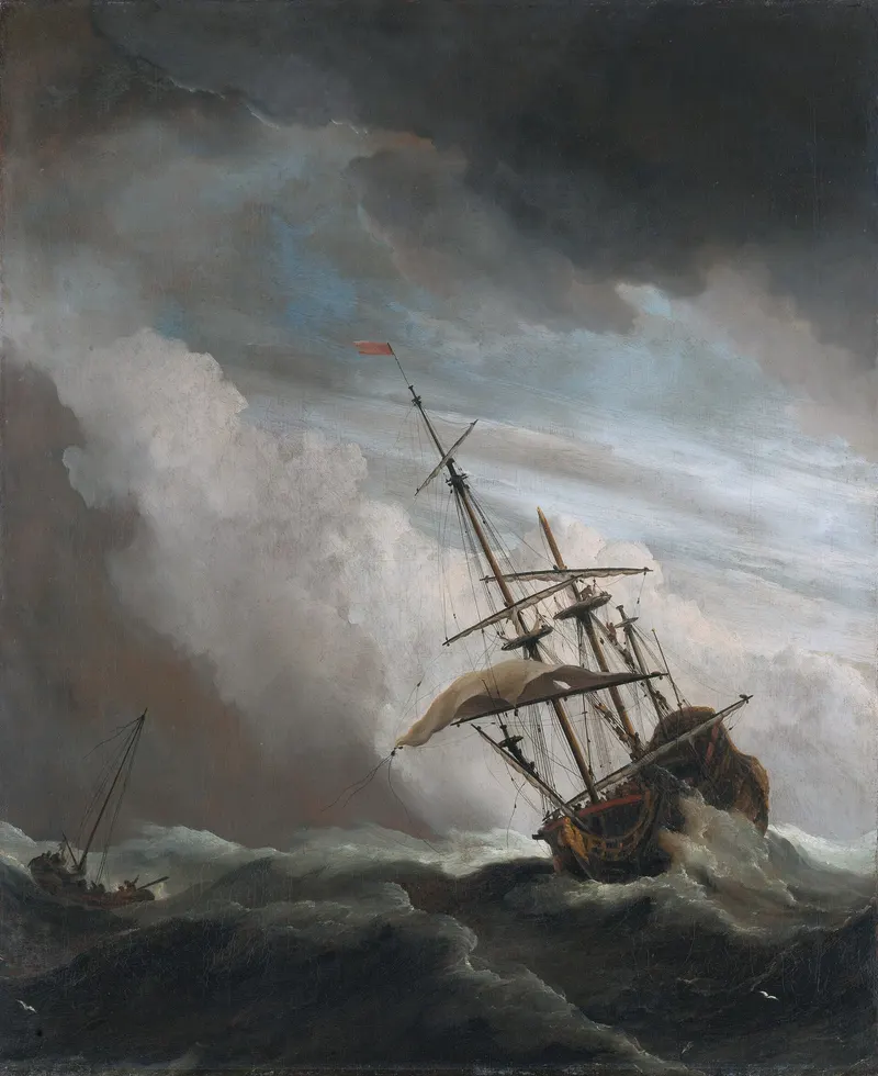 The Gust (De Windstoot), Willem van de Velde the Younger