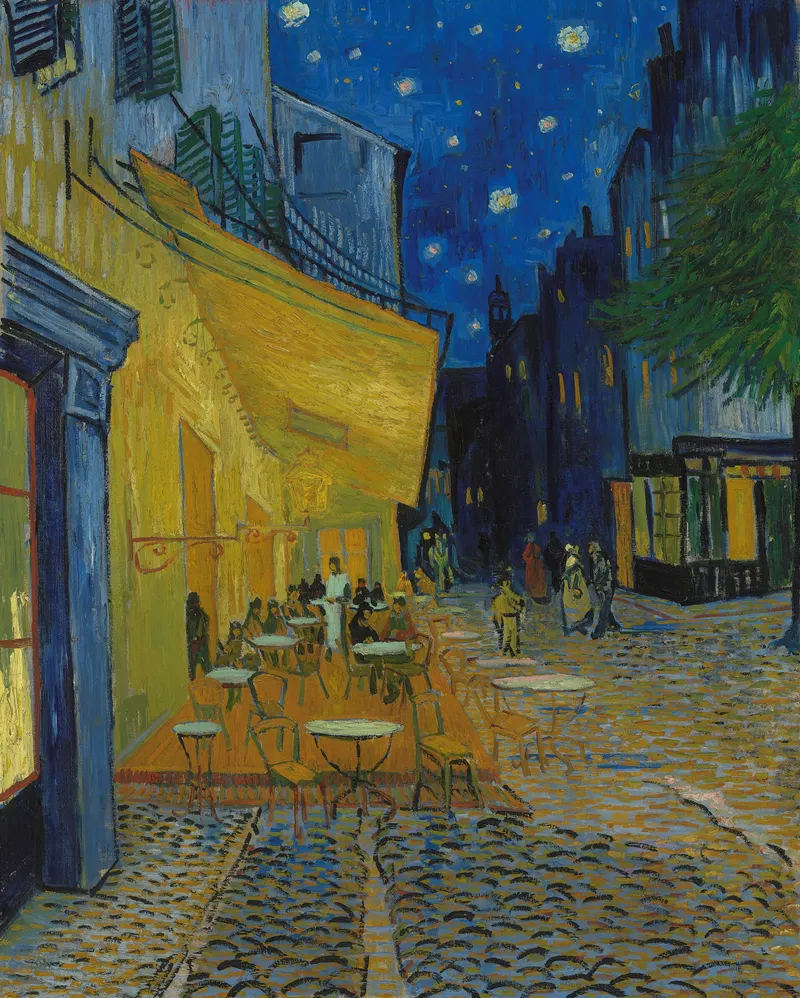 Café Terrace at Night, Vincent van Gogh (1853 to 1890)