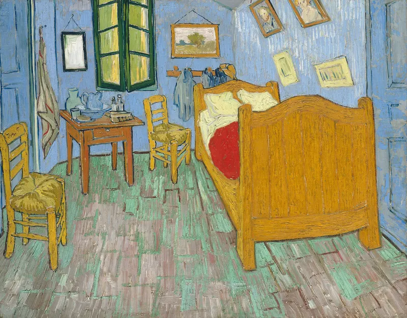 The Bedroom, Vincent van Gogh (1853 to 1890)