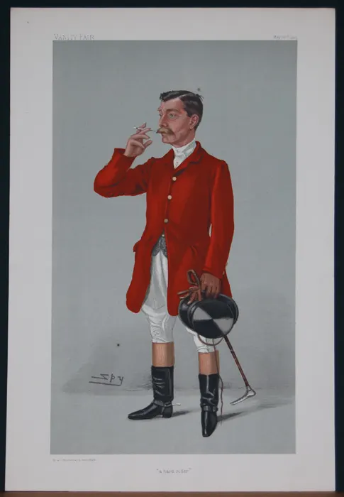 Arthur James (Vanity Fair), Leslie Ward ('Spy'), chromolithograph, Vanity Fair