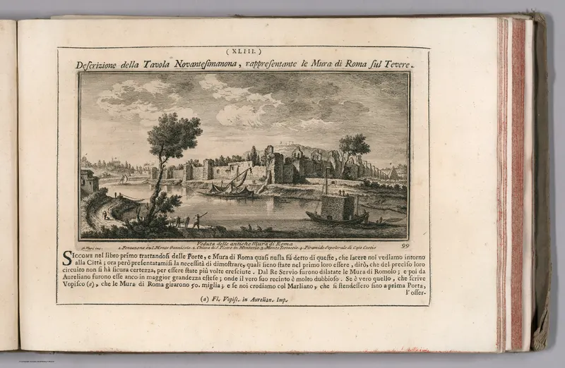 The Ancient Walls of Rome, Giuseppe Vasi