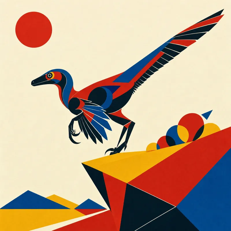 Velociraptor mongoliensis, Bauhaus, Thunder Lizards