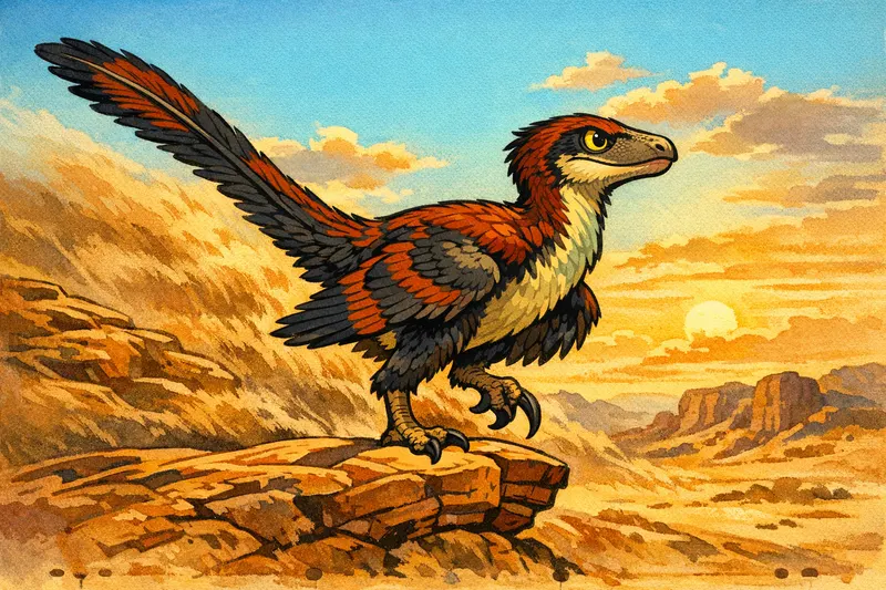 Velociraptor mongoliensis, Golden Age Cel, Thunder Lizards