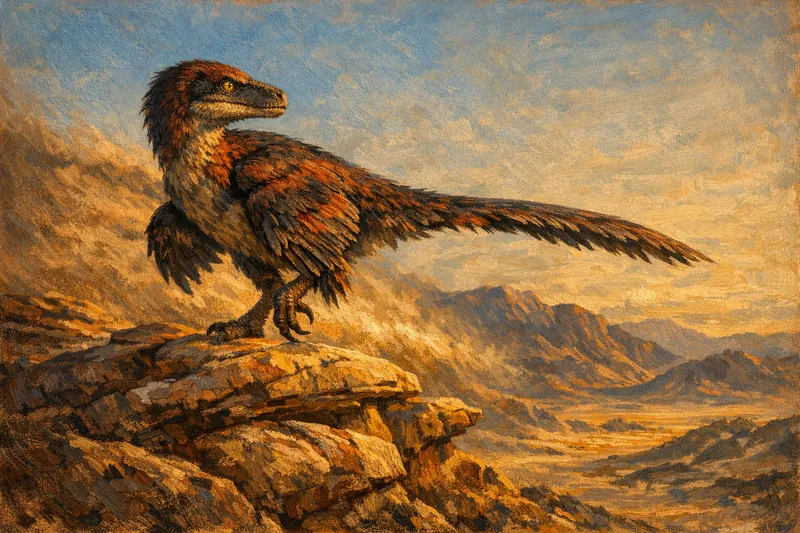 Velociraptor mongoliensis, Museum Paleoart, Thunder Lizards