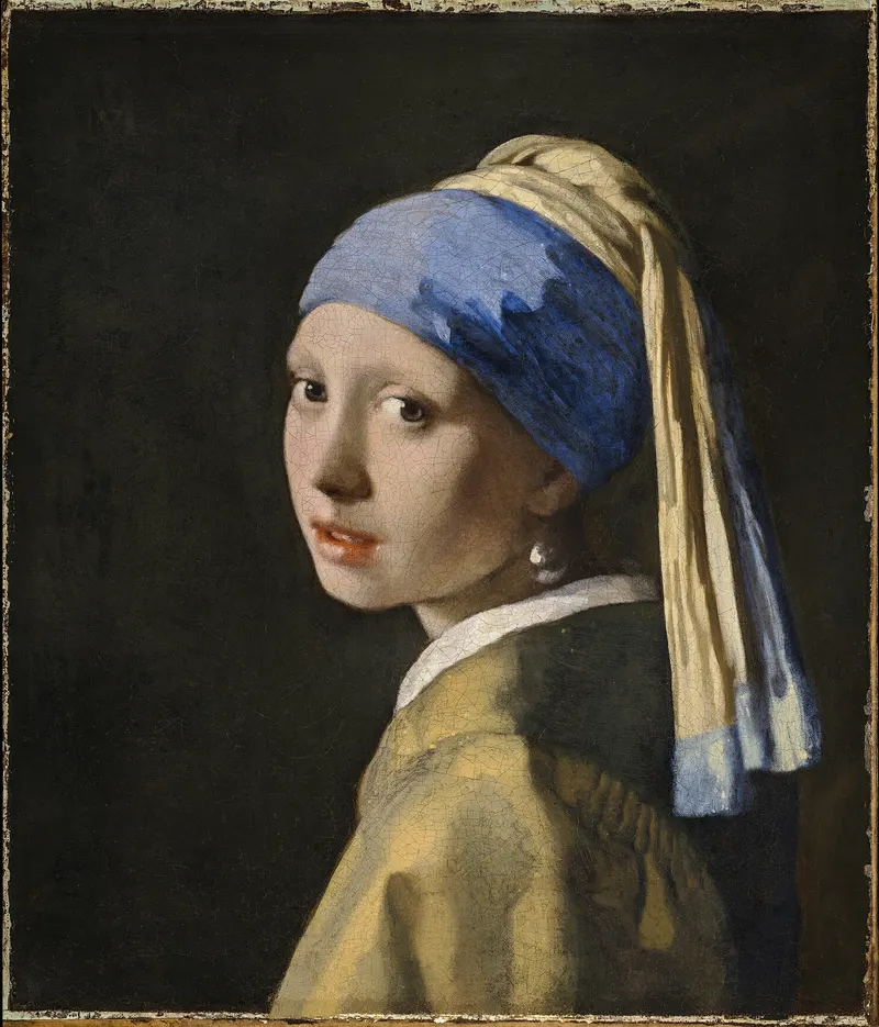 Girl with a Pearl Earring, Johannes Vermeer (1632 to 1675)