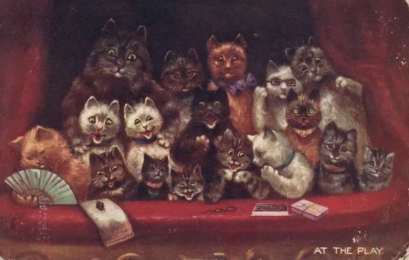 At the Play, Louis Wain
