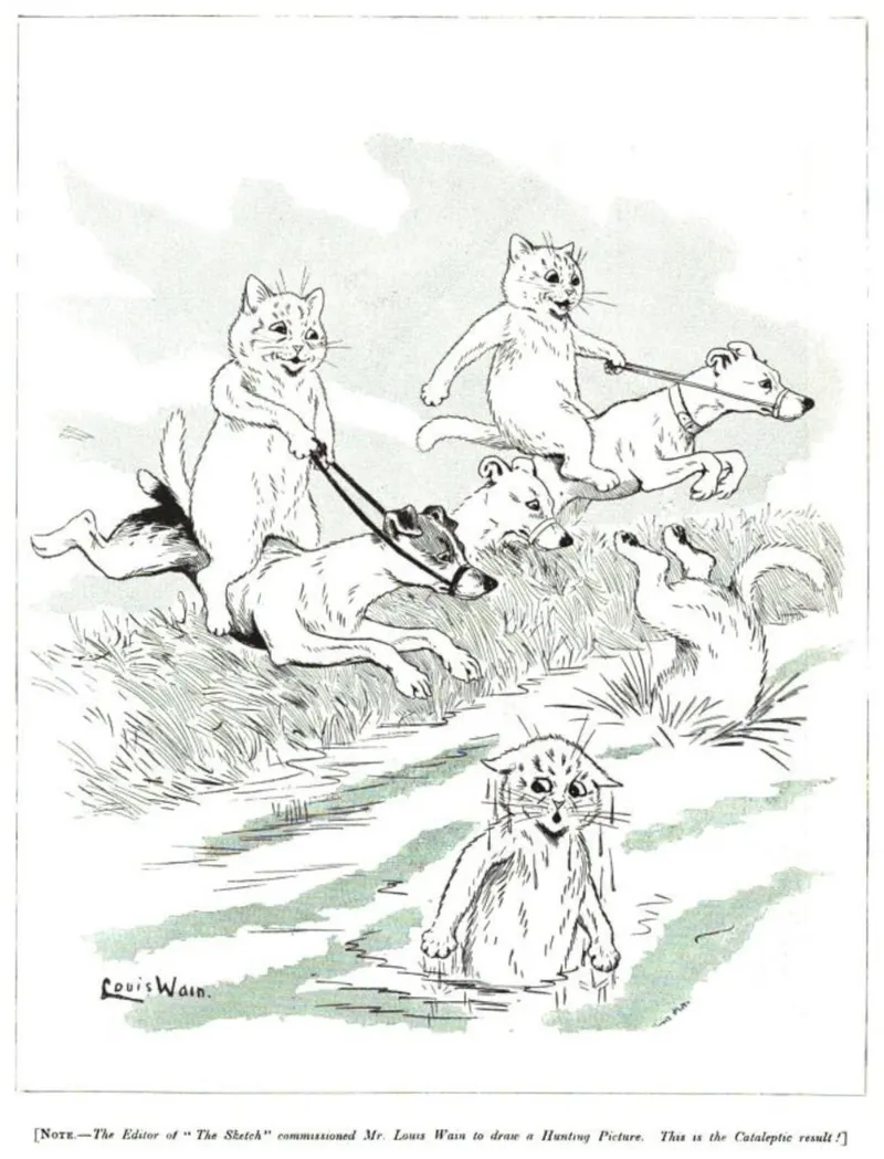 Hunting Picture, Louis Wain