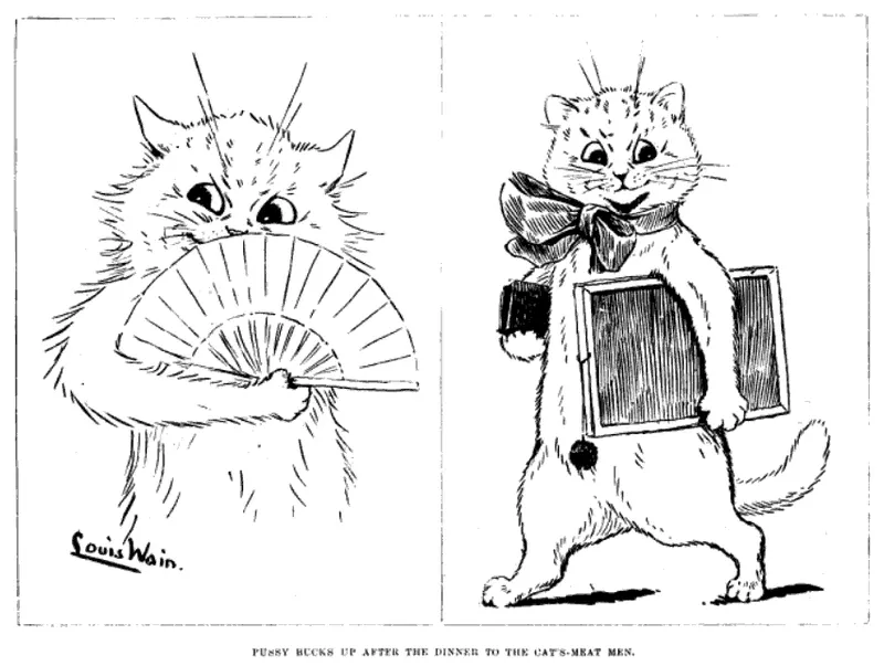 Pussy Bucks Up, Louis Wain