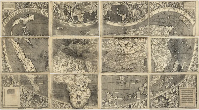 The Waldseemüller Map, Martin Waldseemüller & Matthias Ringmann