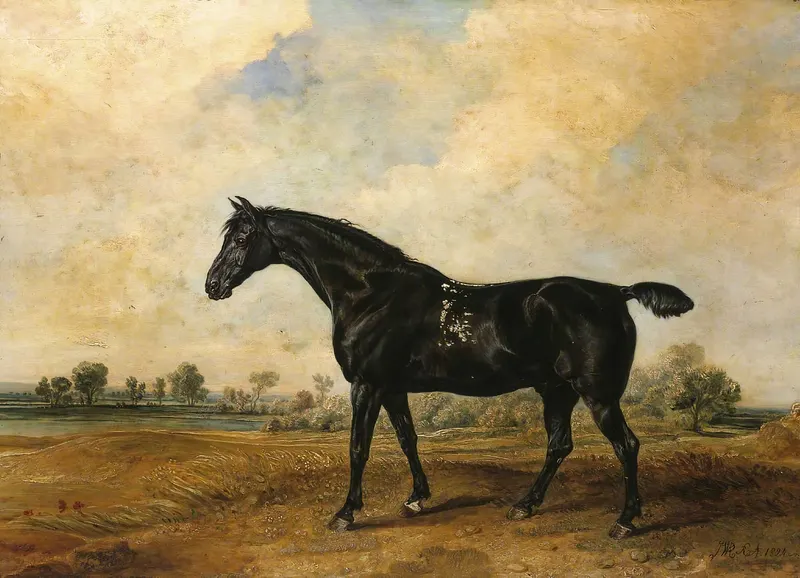 The Black Horse, James Ward, oil on canvas