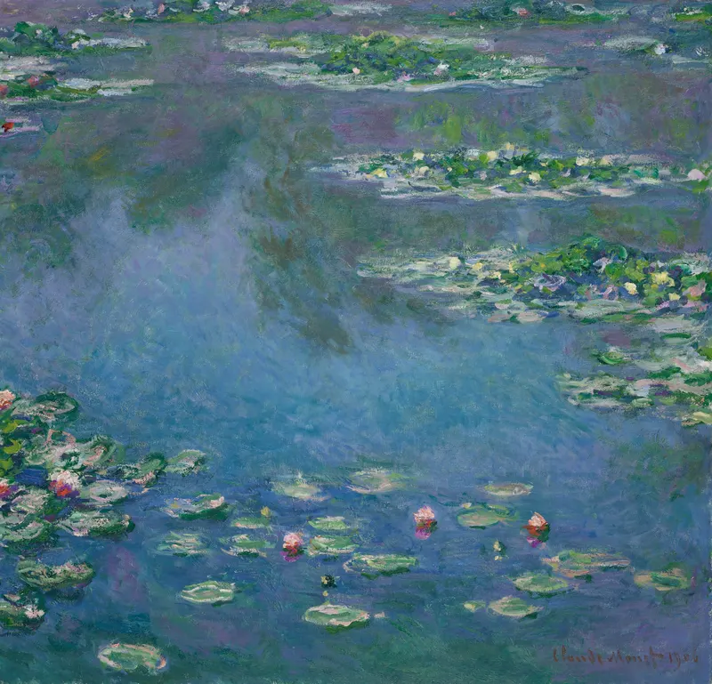 Water Lilies, Claude Monet (1840 to 1926)