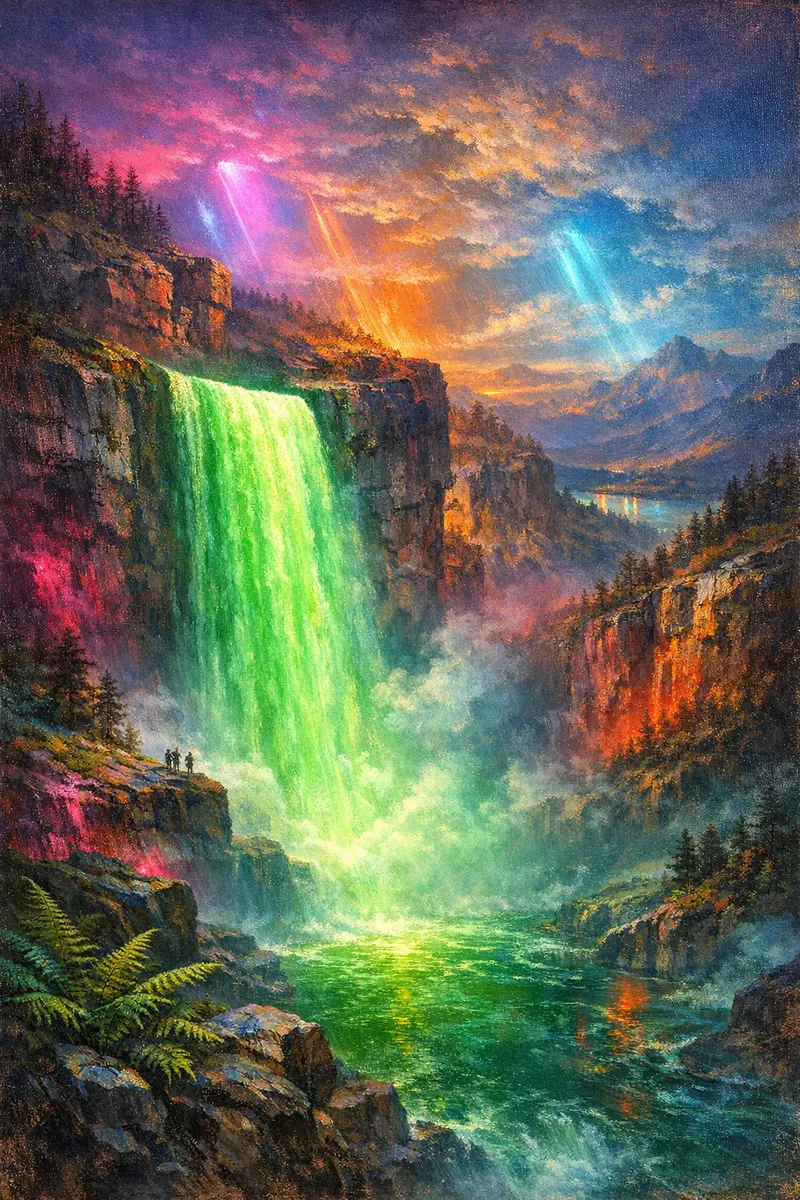 Waterfall of Green Light, Feverglass