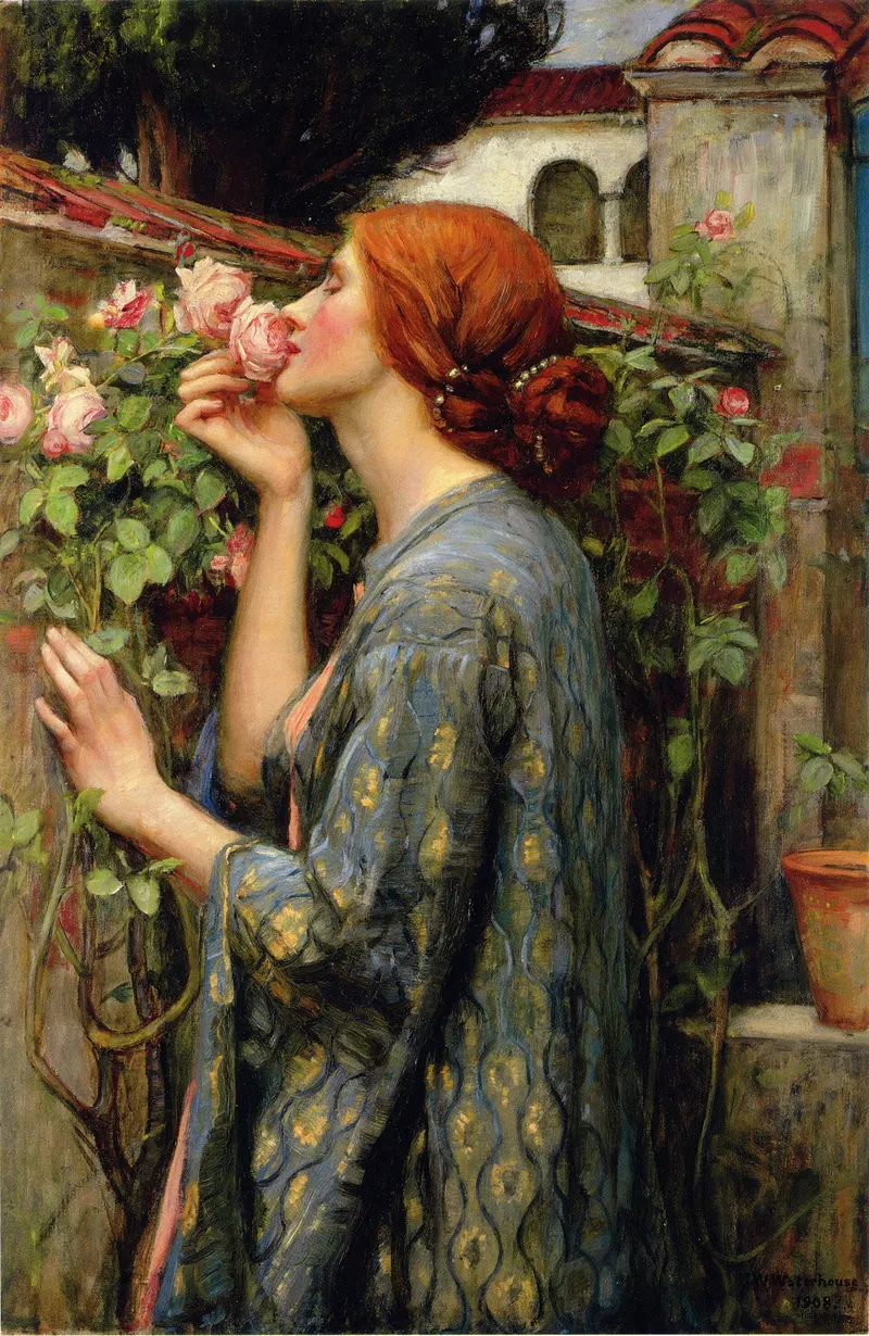 The Soul of the Rose, John William Waterhouse (1849 to 1917)