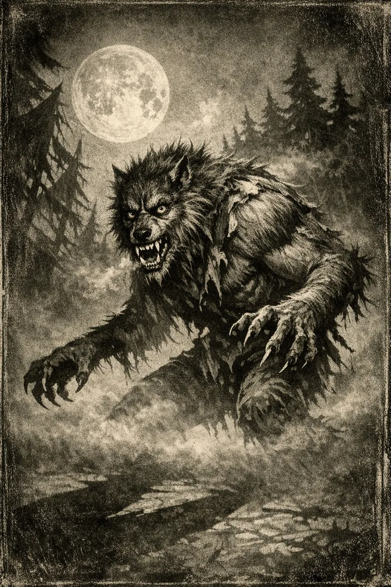 The Werewolf, Expressionist 1922, Nightfables