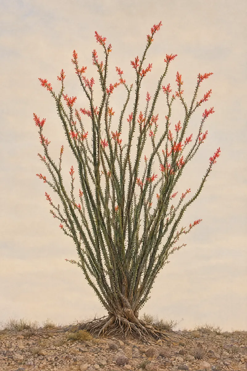 Ocotillo Red Flower, Painted Agency