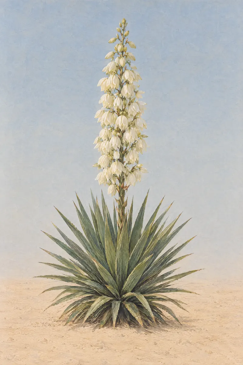 Yucca White Bloom, Painted Agency