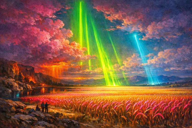 Wheatfield After Dusk, Feverglass