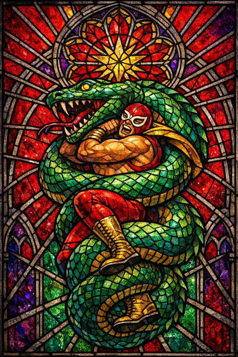 Wrestler and the Serpent, Feverglass