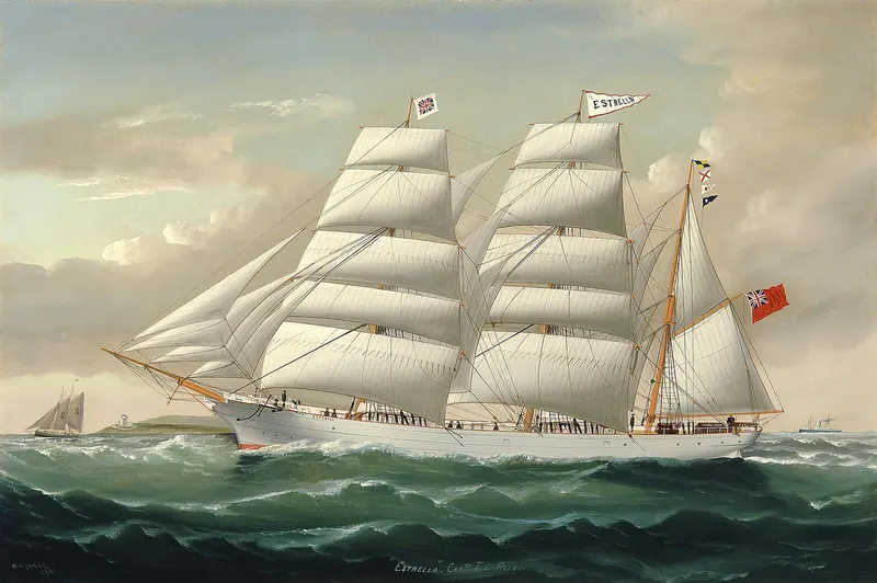 The British Bark Estrella, William Howard Yorke