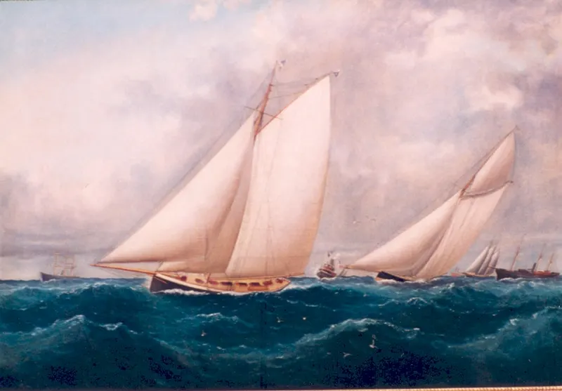 Puritan vs Genesta, America's Cup 1885, William G. Yorke
