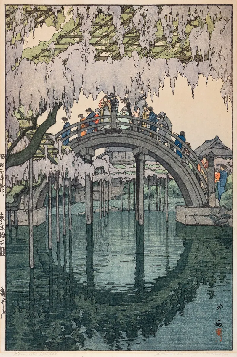 Kameido Bridge, Yoshida Hiroshi