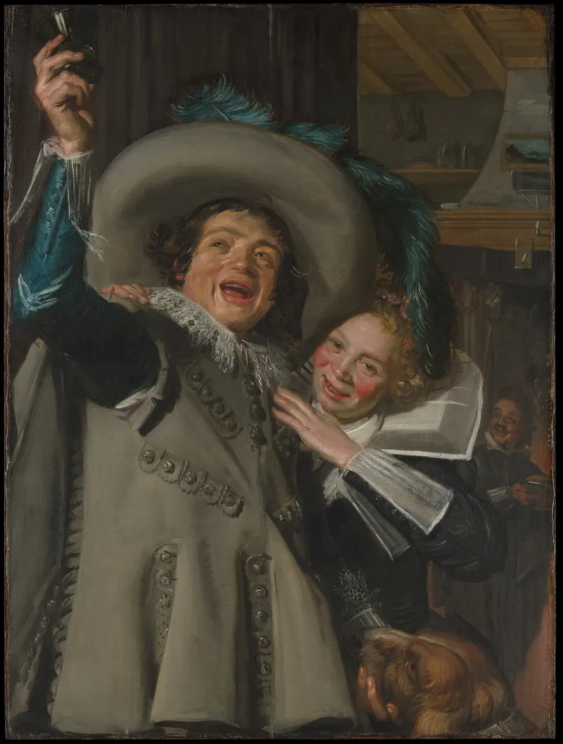 Young Man and Woman in an Inn, Frans Hals (1582 to 1666)
