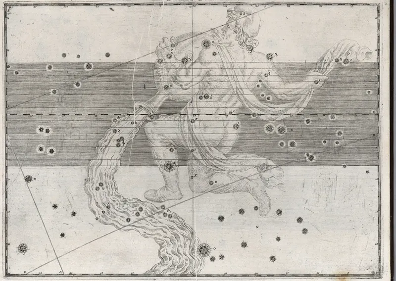 Aquarius, the Water-Bearer, Johann Bayer